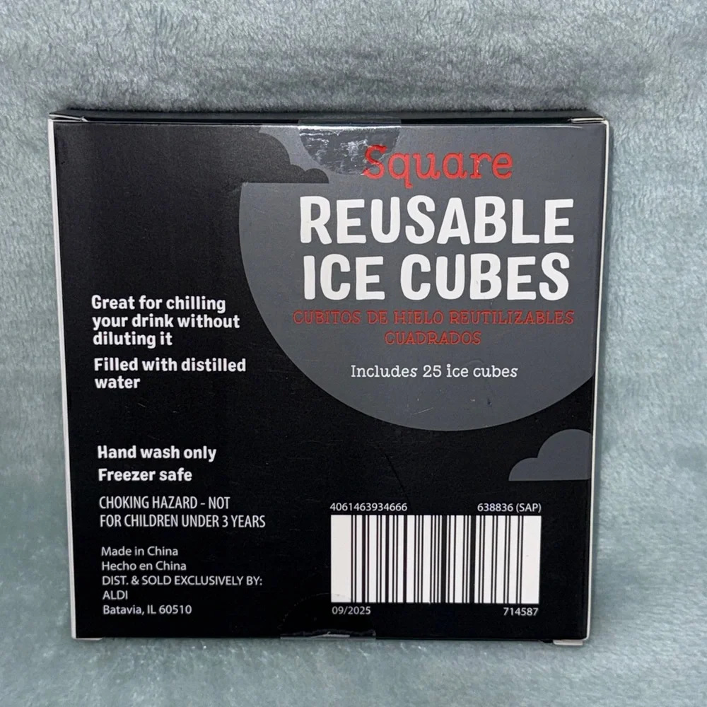 Reusable Ice Cubes - Purple and Green